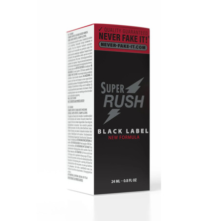 Super Rush Black Label 24ml - Poppers de Amilo Premium Alu - Poppers Rush