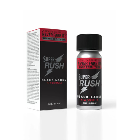 Super Rush Black Label 24ml - Poppers de Amilo Premium Alu - Poppers Rush