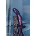 Dildo Vibrant Télécommandé Fingering - Aubergine 12,5 cm