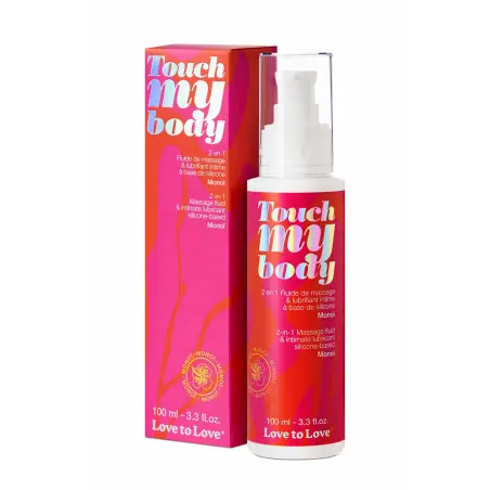 Lubrifiant & Massage Silicone Monoï 100 ml - Touch My Body