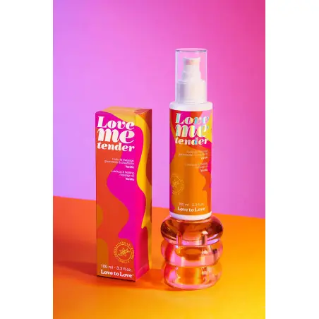 Olio massaggio riscaldante commestibile vaniglia 100 ml - Love Me Tender