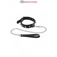 Collier à Pointes & laisse - Fetish Tentation