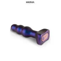 Plug anal vibratório de percussão recarregável 13,9 cm - Space Invader