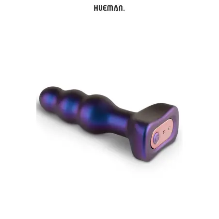 Plug anal vibratório de percussão recarregável 13,9 cm - Space Invader