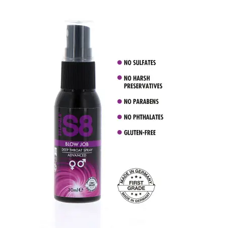 Spray garganta profunda menta para broche 30 ml - Blow Job Deep Throat