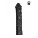 Dildo in vinile nero 33 cm x 6,5 cm - AllBlack
