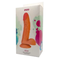 Enzo - Consolador con Ventosa XL 21cm x 4.3cm - Alive (24,64 €) | Poppers Express