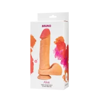 Bruno - Dikke realistische dildo (⌀ 4,3 cm) - 22 cm - Alive (€ 24,69) | Poppers Express