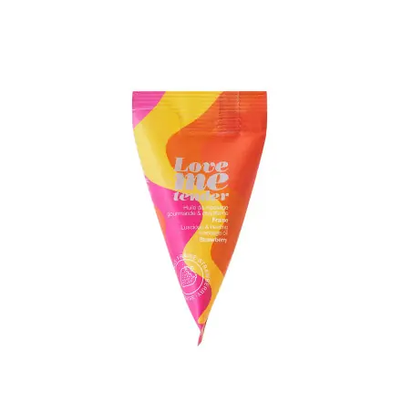Monodosis aceite de masaje calentador fresa 10 ml - Love Me Tender