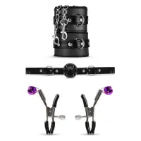 Coffret BDSM Black Fantasy 10 accessoires - Bedroom Fantasies