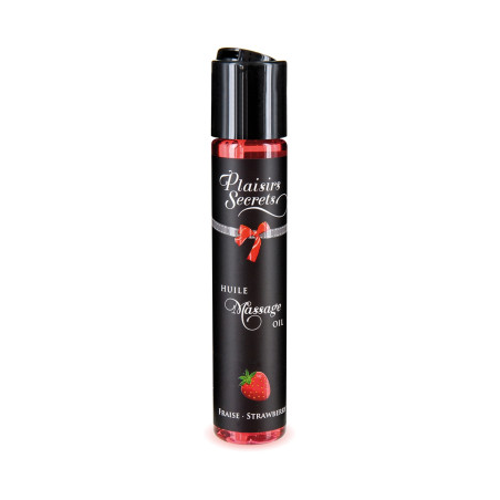 Óleo de massagem guloso comestível morango 59 ml