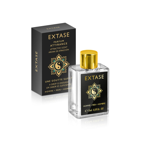 Parfum d'attirance homme épicé, tabac et vanille 15 ml
