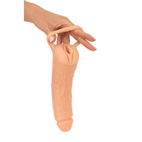 Penis Extension Sleeve and Masturbator 23.8 cm - 2in1 Large