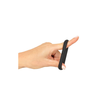 Black Stretchy Liquid Silicone Cock Ring Ø 2.6 cm