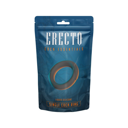 Black Stretchy Liquid Silicone Cock Ring Ø 2.6 cm