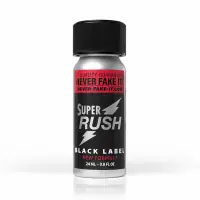 Super Rush Black Label 24ml - Poppers Amyl Premium Alu