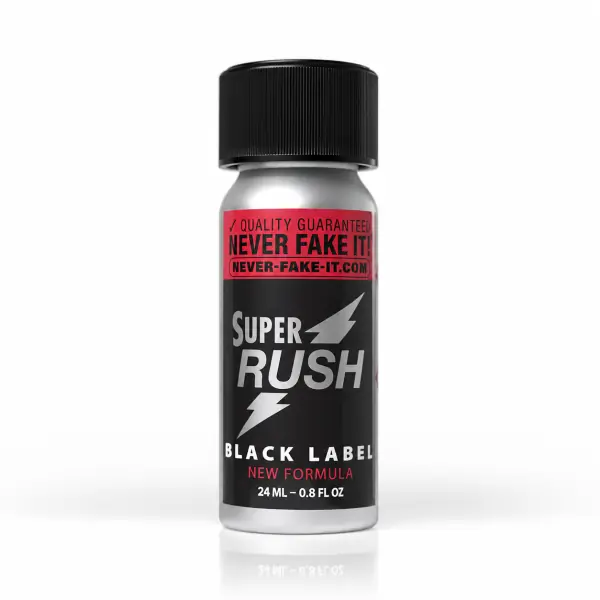 Super Rush Black Label 24ml - Poppers Premium Alu - Poppers Rush