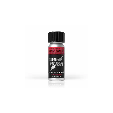 Super Rush Black Label 24ml - Poppers de Amilo Premium Alu - Poppers Rush
