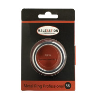 Cockring acier inoxydable lourd Ø 3,8 cm - Metal Ring Professional