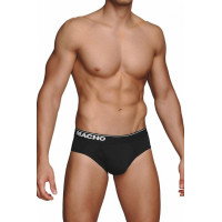 Klassieke herenslip zwart met opening voor - MC088