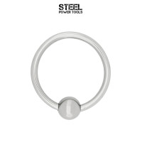 Eikelring roestvrij staal met kogel Ø 30 mm - Acorn Ring