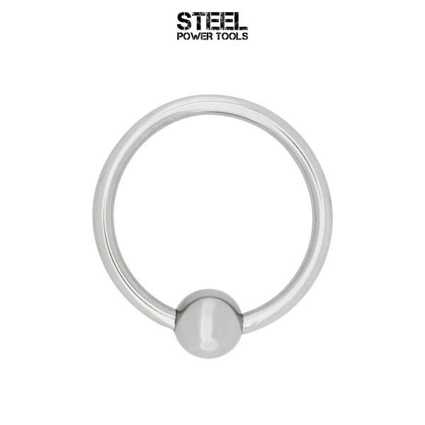 Stainless Steel Glans Ring with Ball Ø 30 mm - Acorn Ring