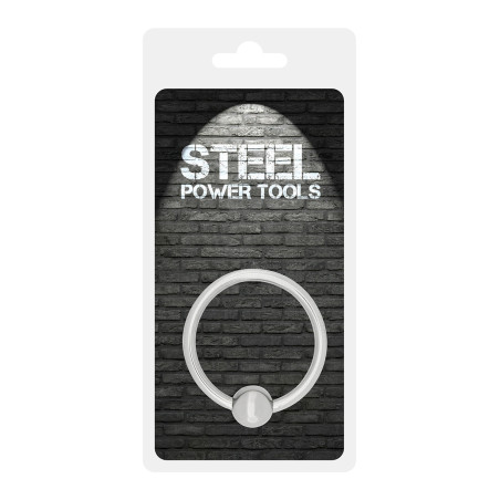 Eikelring roestvrij staal met kogel Ø 30 mm - Acorn Ring