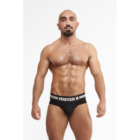 Herren Push-up-Slip Schwarz mit Logo-Bund - Urban Amsterdam