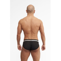 Push-up slip heren zwart met logo-tailleband - Urban Amsterdam