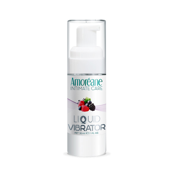 Glijmiddel trilgevoel rode vruchten waterbasis 30 ml - Liquid Vibrator