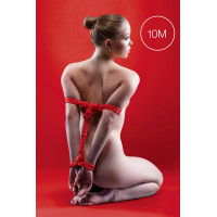 Corda bondage giapponese in nylon rossa 10 m - Japanese Rope