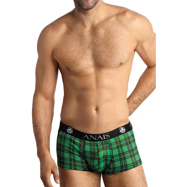 Boxer Herren Grün-Schwarz Schottenkaro - Magic