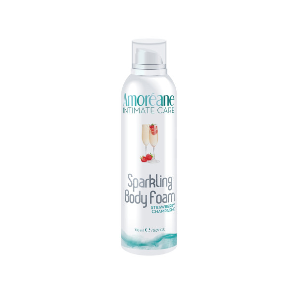 Crackling Massage Foam Strawberry & Sparkling Wine 150 ml