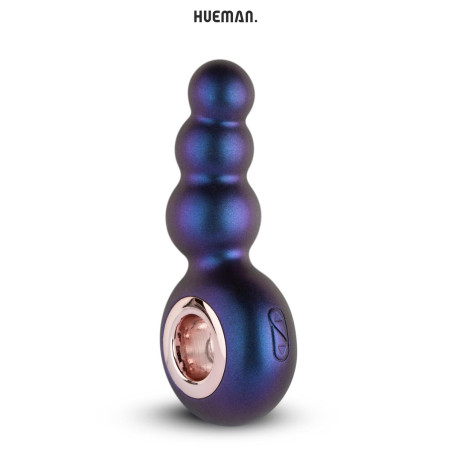 Plug anal vibrant rechargeable à 3 boules 10 modes - Outer Space