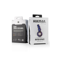 Oplaadbare vibrerende buttplug 3 bolletjes 10 standen - Outer Space