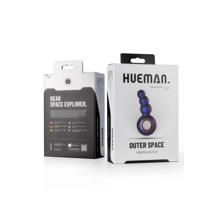 Plug Anal Vibrador Recargable de 3 Bolas y 10 Modos - Outer Space