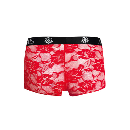 Boxer uomo in pizzo rosso con rose - Brave