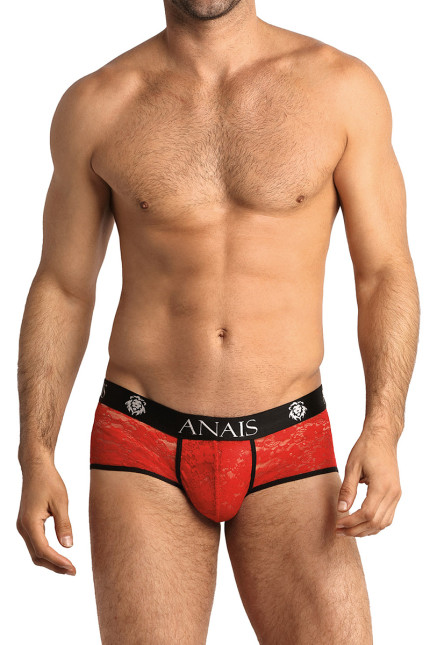 Shorty homem em renda vermelha com debrum preto - Brave