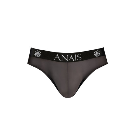 Slip Herren aus transparentem schwarzem Tüll - Eros