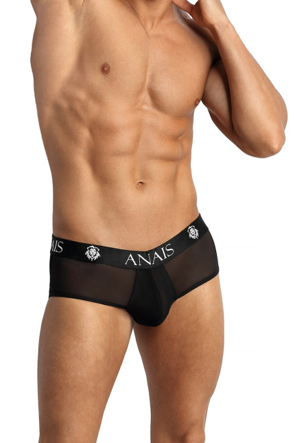 Jock bikini zwart transparant tule voor heren - Eros
