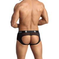 Jock bikini de tul negro transparente para hombre - Eros