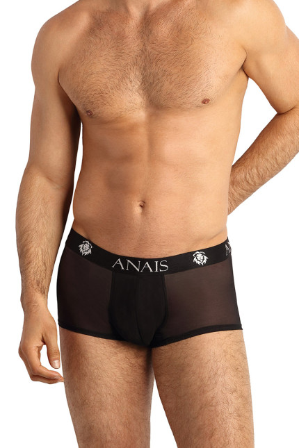 Boxer tulle noir transparent homme - Eros