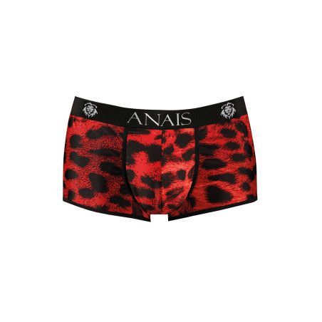 Boxer estampado animal vermelho e preto para homem - Savage