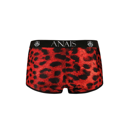 Boxer stampa animalier rossa e nera da uomo - Savage