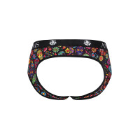 Men's Calavera Print Open-Back Jock Bikini - Mexico