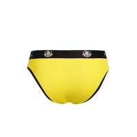 Slip giallo vivo effetto waffle uomo - Tokio