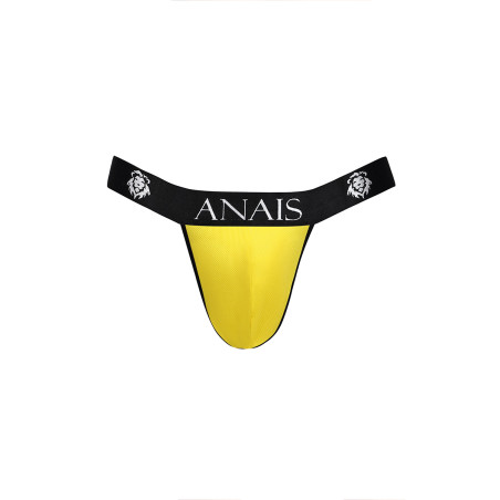 Jockstrap giallo vivo effetto waffle uomo - Tokio