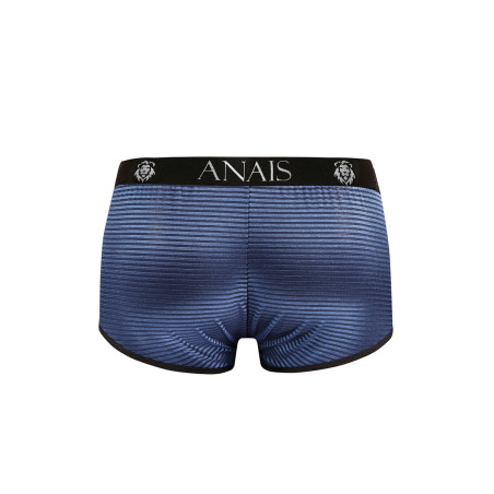 Boxer blauw gestreept semitransparant heren - Naval