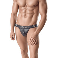 Jockstrap Wetlook schwarz mit Ringen Herren - Ares 2