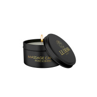 Candela da massaggio erotica rosa, cera di soia e cocco 100 g